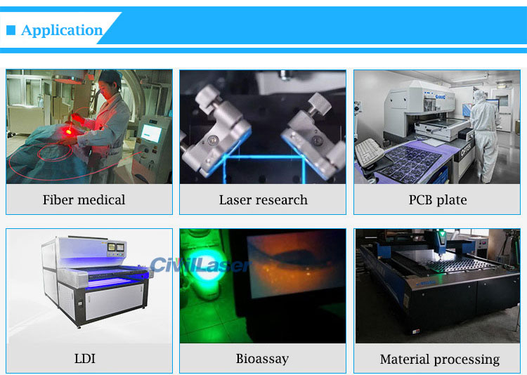 450nm fiber coupled laser